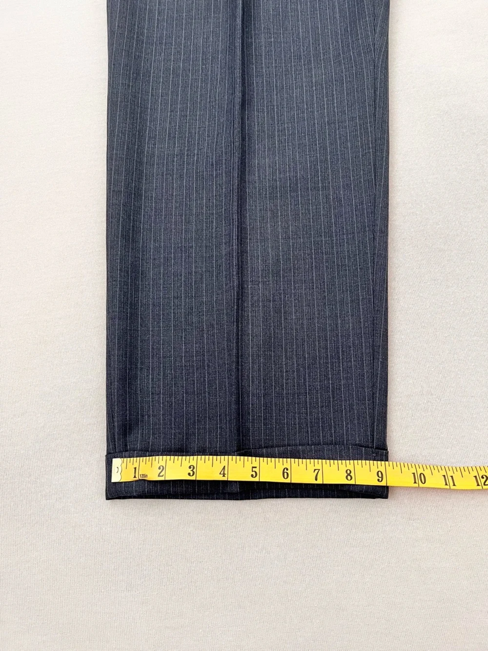 Vintage Jack Victor Gray Pinstripe Suit 52L 47W